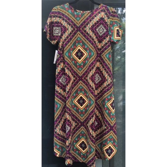 💕LulaRoe Carly Dress Size XS - Picture 4 of 14